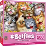 Masterpieces - Puzzle Selfies - Portrete Purrfect - 500 piese Puzzle