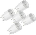 Shelly Plug S Gen3 Alb, pachet de 5 bucăți WiFi, Bluetooth, Matter (3800238072292)