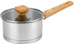 FLORINA Cratita inox Florina Fitter, cu capac din sticla, 16 cm, 1.6 litri