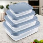 FLORINA Set 4 caserole Blue Florina, plastic