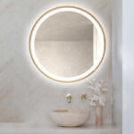 Smack Oglinda led, Rotunda, 70cm, Rama Rose Gold, Esn06 (Esn06)