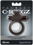 Pipedream Fantasy C-Ringz - vibrációs péniszgyűrű (fekete) - velvetplay