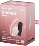 Satisfyer Ribbed Petal - rádiós vibrációs tojás (pink)
