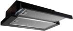 Zilan Hota telescopica cu motor dublu, 2 filtre aluminiu, incorporabila, neagra, 420 m3/h / ZLN 3680 (ZLN3680_2) Hota