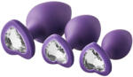  Flirts anal training kit - anál plug szett (3db) - lila - velvetplay