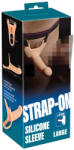 You2Toys - Strap-on - felcsatolható, üreges dildó (nagy) - natúr - velvetplay