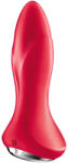 Satisfyer Rotator Plug 1 - gyöngyös anál vibrátor (piros) - velvetplay
