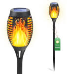 Lumileds IGNIS LED napelemes kerti lámpa, berakható zseblámpa, lánghatású, LUMILED