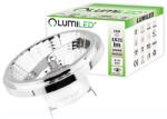 Lumileds G53 AR111 LED izzó 15W = 100W 1521lm 4000K Semleges 24° 12V DC Ezüst LUMILED