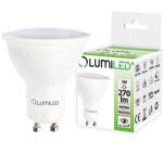 Lumileds LED izzó GU10 3W = 30W 270lm 4000K Semleges 120° LUMILED