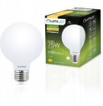 Lumileds LED izzó E27 G95 8W = 75W 3000K meleg gömb alakú tejszerű izzószálas LUMILED