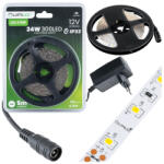 Lumileds LED szalagkészlet 12V 24W 300LED SMD 2835 semleges 8mm 5m + tápegység