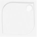 SIKO Flat akril 90x90x4cm négyzet fehér zuhanytálca