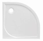 SIKO LIMNEW öntött márvány 90x90x3cm íves fehér zuhanytálca