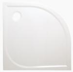SIKO Flat akril 90x90x4cm íves fehér zuhanytálca