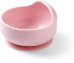 BabyOno Szilikon tál tapadókoronggal, rózsaszín