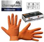 Chemsplash SumoGrip egyszerhasználatos púdermentes nitril kesztyű (50db) (CHS-4070-ORANGE-M) - munkavedelem