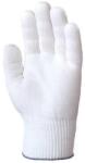  Kesztyű elasztikus kézre simuló háromszálas kötött vékony poliamid fehér 8 (GAN4408)