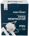 Portwest P311 Formázott FFP3 szelepes maszk (Pk10) (P311WHR)