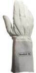  Hegesztő kesztyű színkecskebőr hasíték marhabőr mandzsetta 15cm grey 10 (TIG15K-10)