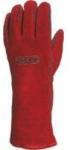  Kesztyű hegesztő hőálló hasíték marhabőr kevlár i technology szállal varrt red 10 (CA615K)