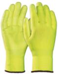  Kesztyű kötött PU tenyérmártás gumírozott mandzsetta vágásbiztos sárga 11 (1CRAY11)