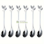 NICO Mokkáskanál Szett 6 db Ezüst Színben