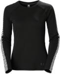 Helly Hansen HH W Lifa Active Stripe Crew Black női aláöltöző (49413-990XS)