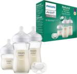 Philips Комплект от 3 броя стъклени шишета Philips Avent - Natural Response 3.0, със залъгалка (SCD878/11) - ozone