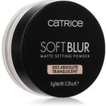 Catrice Soft Blur Matte fixáló porpúder árnyalat 002 Absolute Translucent 8 g