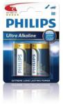 Philips akkumulátor C ExtremeLife , lúgos - 2db (LR14E2B/10)