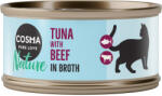 Cosma 6x70g Cosma Nature nedves macskatáp - Tonhal & marha