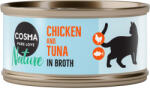 Cosma 24x70g Cosma Nature csirkemell & tonhal nedves macskatáp