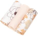 T-TOMI BIO Bamboo Diapers mosható pelenkák Flowers 70x70 cm 3 db