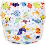 T-TOMI Diaper Swimwear Blue Fish mosható úszópelenkák 5 - 15 kg