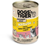  Dogs'n Tiger 6x400g Dogs'n Tiger ínyenc menü Csirke & szív nedves macskatáp