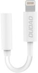 Dudao audio adapter fejhallgató adapter Lightning-ről 3, 5 mm-es mini jack-re fehér (L16i fehér)