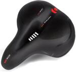 Retoo kerékpár nyereg, Csúszásgátló, Kényelmes, Ütésálló, Poliuretán, 25x20x9 cm, Fekete/Piros (GM-K0361-0815-023)