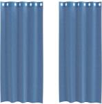 vidaXL 2 db királykék voile függönyök grommets 4102116 (4102116)