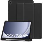  ZONE Trifold mappa tok közepesen ütésálló érintőceruza tartóval Samsung Galaxy Tab A9 Plus (11.0) fekete