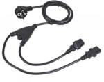 C-TECH 230V IEC Táp Fekete 1.8m CB-PWRC13-18-Y (CB-PWRC13-18-Y)