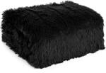 Eurofirany Tifany szőrme hatású takaró Fekete 150x200 cm (HS438735)