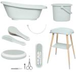 bébé-jou Sense 7 részes babakád és kádállvány fürdető szett sky green b4288055