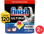 Finish Ultimate All in 1 Lemon Sparkle, 120 db (2x5908252010745)