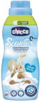 Chicco öblítő koncentrátum 750ml Sweet talcum púder kék + Ajándék fürdőjátékkal