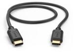 Hama 00201706 0, 5m USB-C fekete adat- és töltőkábel (00201706) - officedepot