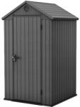  Darwin 4x4 műanyag kerti ház szürke
