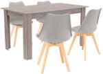  Zara 4+1 étkező garnitúra szürke-yorki tölgy