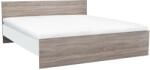  Miami franciaágy ágyneműtartó nélkül 180x200 cm yorki tölgy-fehér