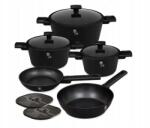 Berlinger Haus Edénykészlet titán felülettel 10 db Matt fekete kollekció (BERLINGERHAUS)